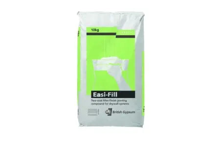 British Gypsum Gyproc Easi-Fill 60 Two Coat Joint Filler Compound 10kg Insulation Warehouse Direct