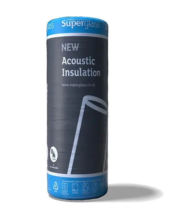 Superglass 50mm Acoustic Partition Roll Insulation Warehouse Direct