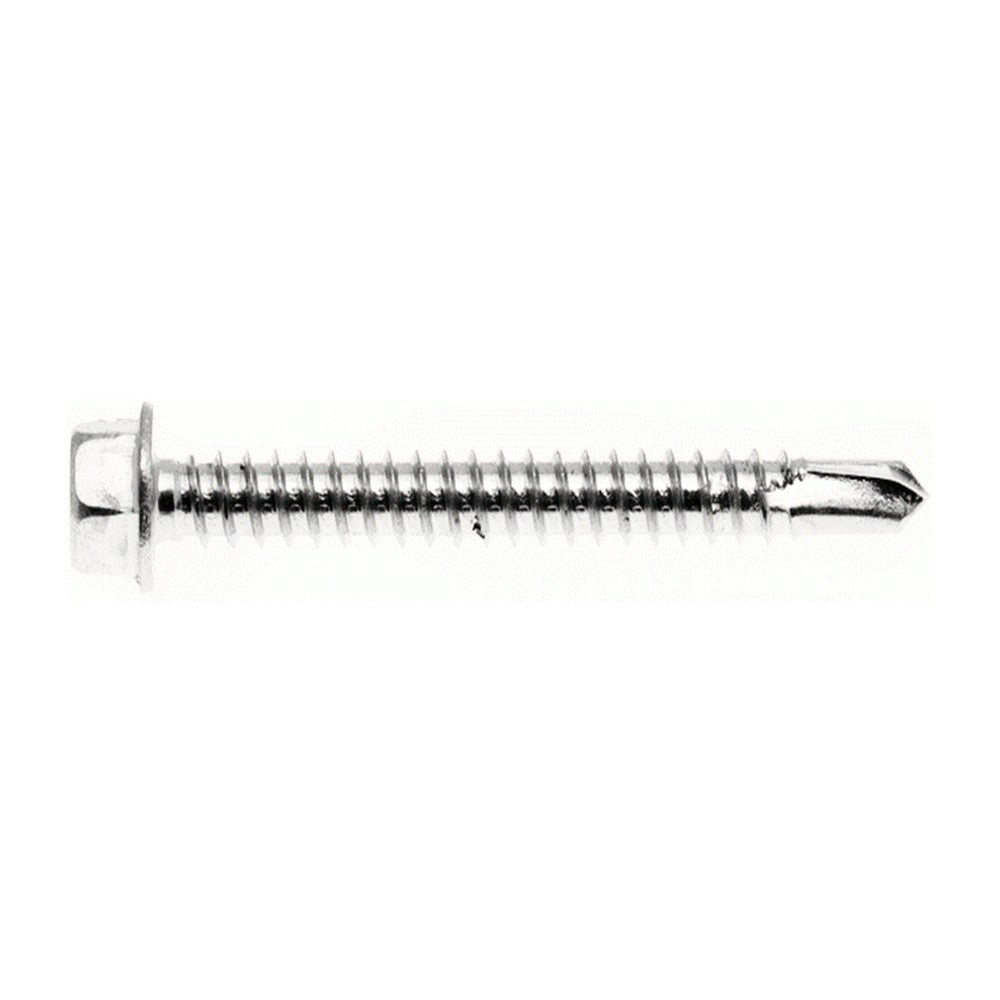 Evolution A4 Bi-Metal Tek Screws – Hex Head, No Washer, Light Steel (Full Cartons)