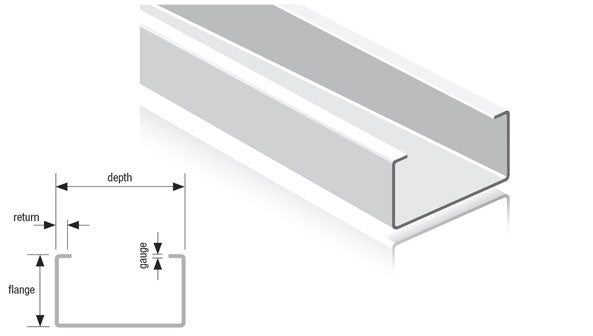 Hadley SFS C Stud 70mm x 50mm x 1.5mm - Pack of 10