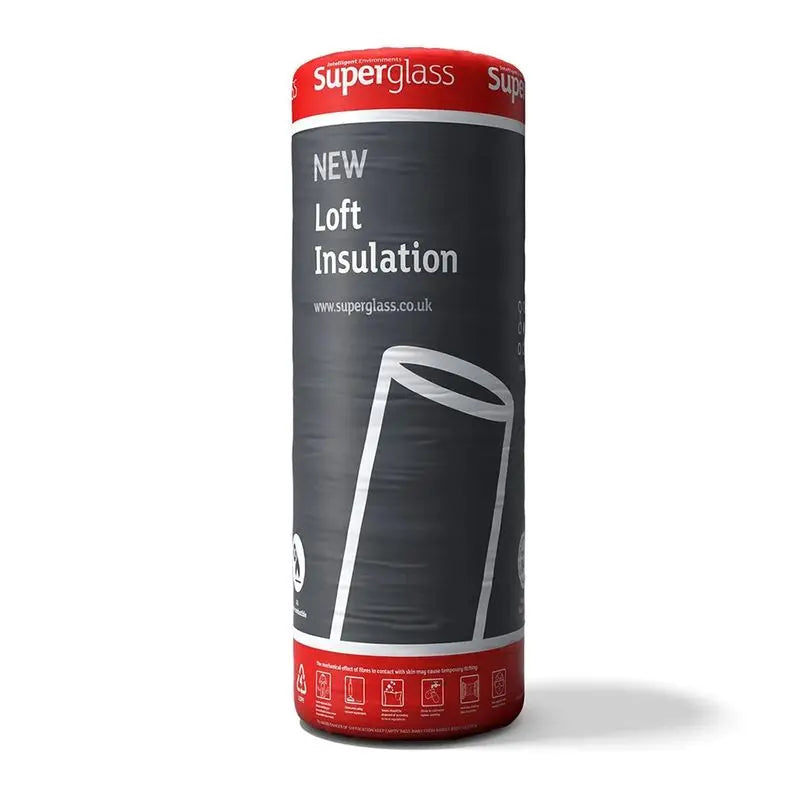 Superglass Loft Insulation 200mm 5.63m2 per Roll Insulation Warehouse Direct