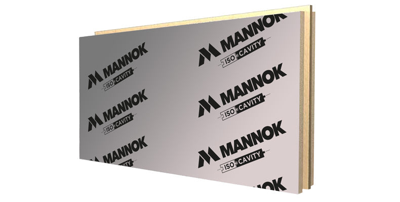 Mannok Therm IsoCavity Full-Fill Cavity Wall Board 90mm