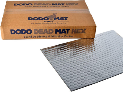 Dodo Mat DEADN Hex sound deadening mat, 30 Sheets, 30 sq.ft (2.8sq.m), car & van sound proofing, vibration damping