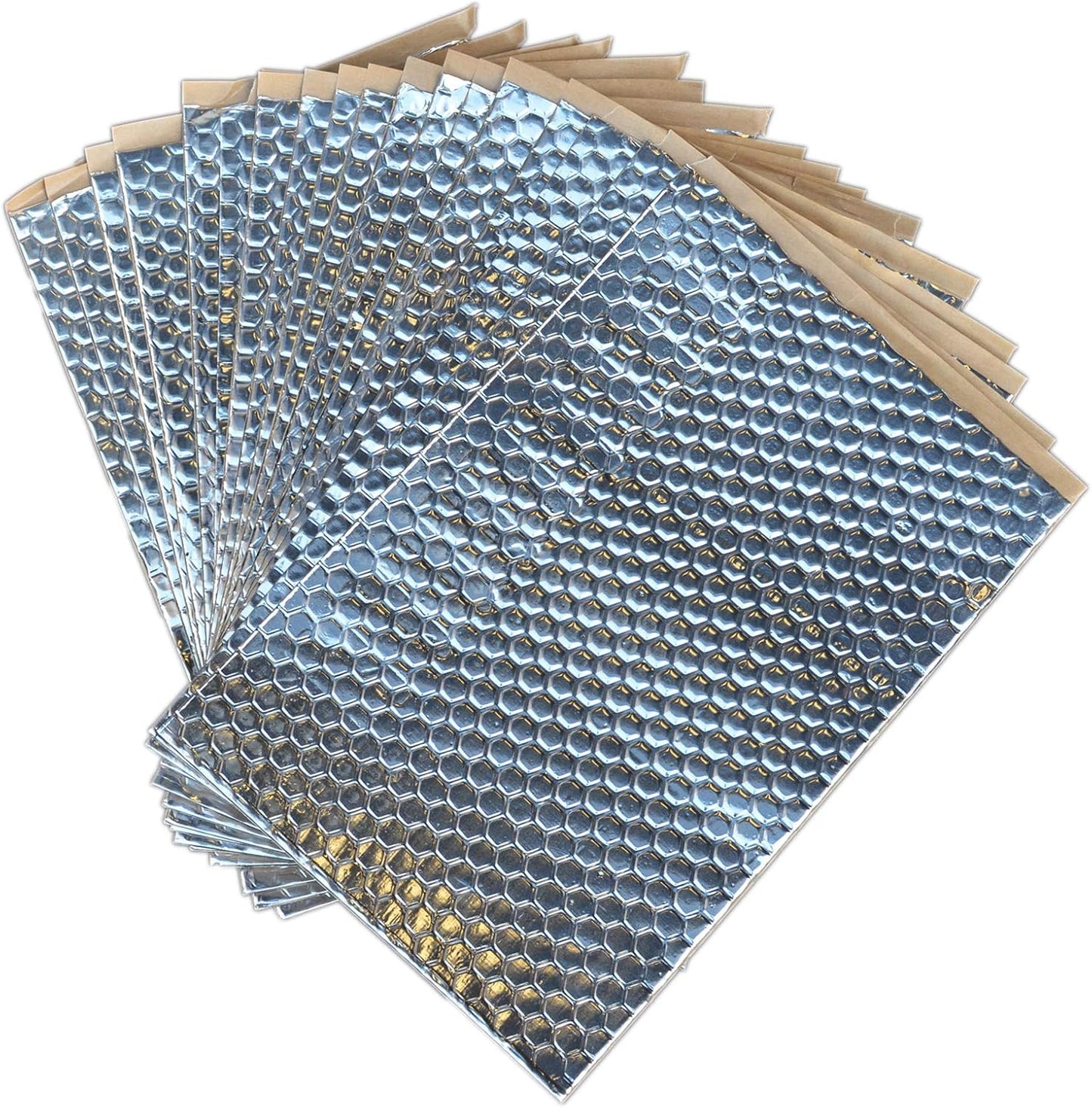 Dodo Mat DEADN Hex sound deadening mat, 30 Sheets, 30 sq.ft (2.8sq.m), car & van sound proofing, vibration damping