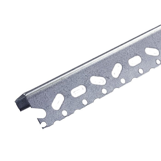 Alpha Drywall Systems Plaster Board Edging Bead 12.5mm x 3.0m (representative image)