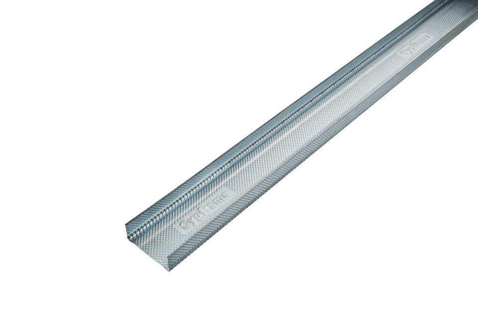British Gypsum Gypframe 72 FEC 50 Folded Edge Floor & Ceiling Channel – Pack of 10 x 3.6m