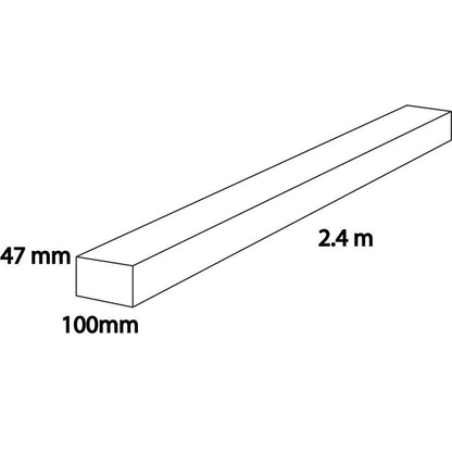 C24 Treated Timber 47 x 100mm x 2.4m