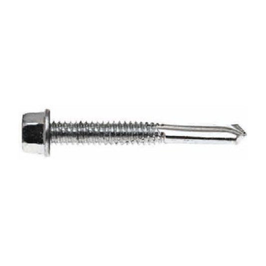 Evolution A4 Bi-Metal Tek Screws – Hex Head, No Washer, Heavy Steel (Full Cartons)