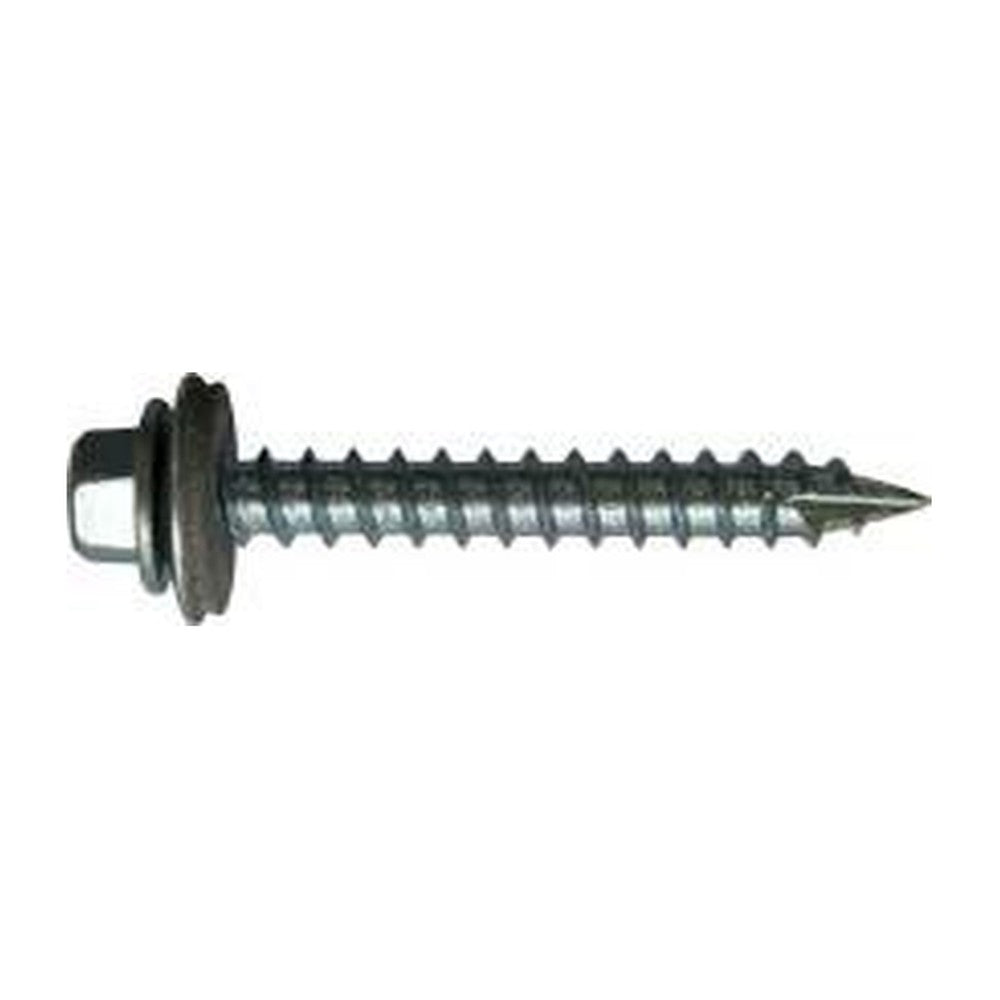 Evolution Gash Point Screws c/w 16mm Bonded Washer, Zinc Coated (Full Cartons)