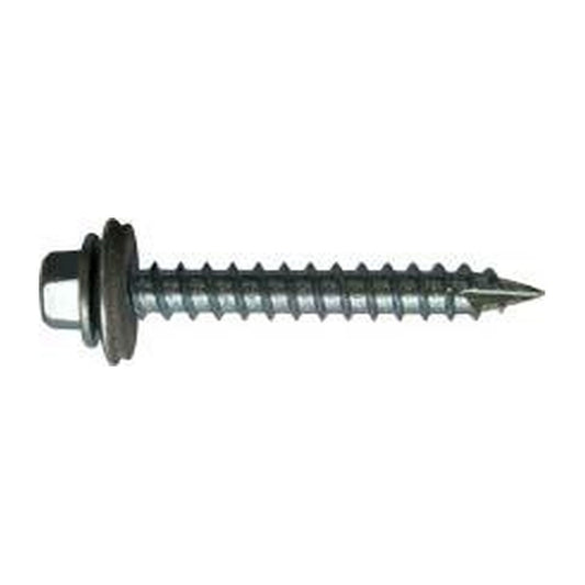 Evolution Gash Point Screws c/w 16mm Bonded Washer, Zinc Coated (Full Cartons)