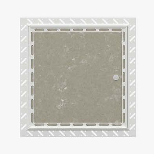 FlipFix plasterboard faced access panel with beaded frame, door closed (non fire rated)