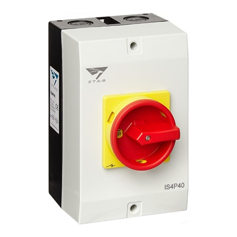 IMO Stag 40A 4 Pole Enclosed AC Rotary Isolator IP65