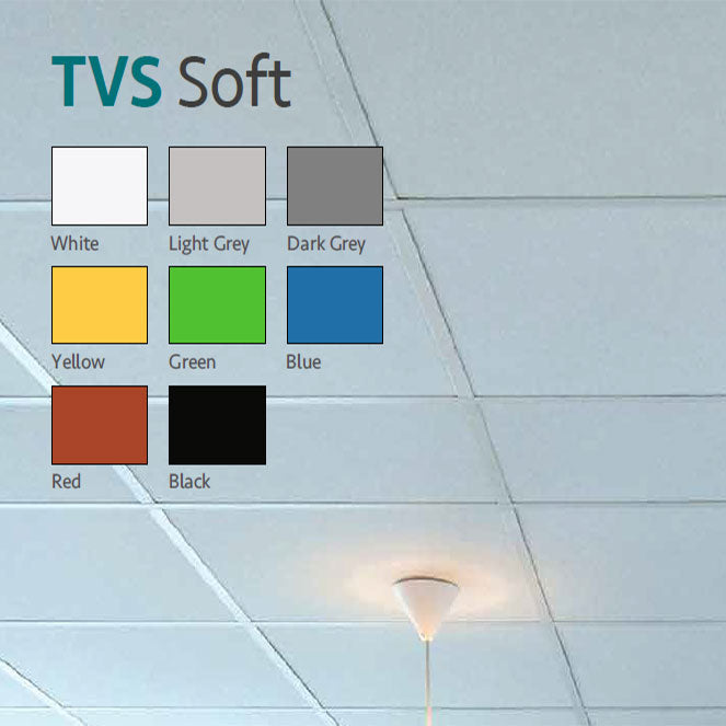Official TVS Soft white ceiling tile