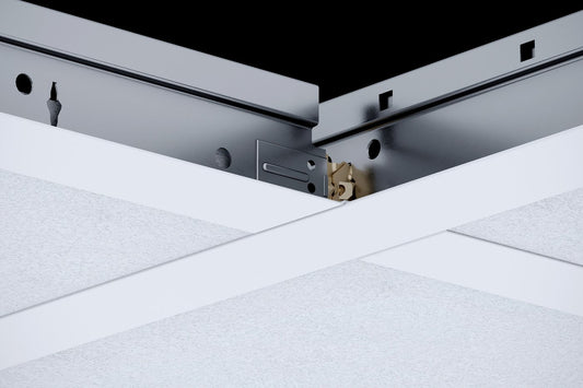 USG Donn DX24 suspended ceiling grid, white