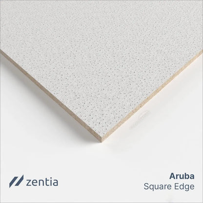 Zentia BP5462M4A Aruba Tegular24 15mm x 600mm x 600mm White (16) Insulation Warehouse Direct